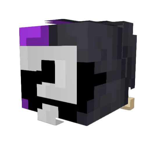 NhatKhoi Minecraft avatar head, 3D render