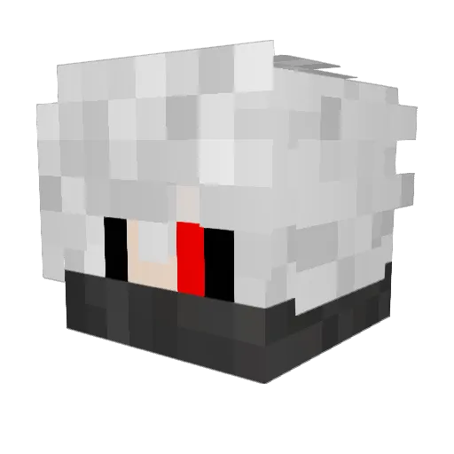 Nhyro_ Minecraft avatar head, 3D render