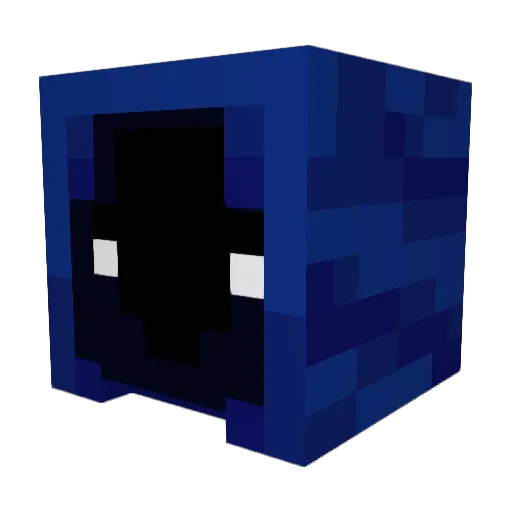 Ni0osh Minecraft avatar head, 3D render