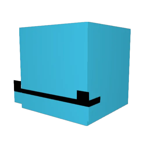 NiChToKAy Minecraft avatar head, 3D render