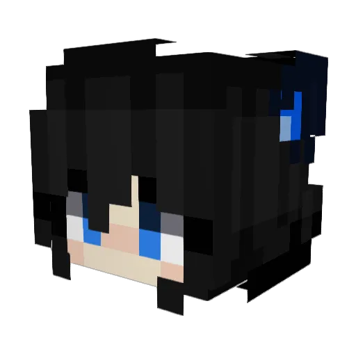 NiEzOn Minecraft avatar head, 3D render