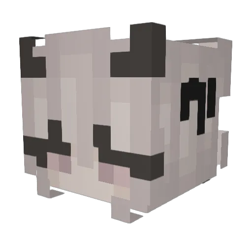 NiF____ Minecraft avatar head, 3D render