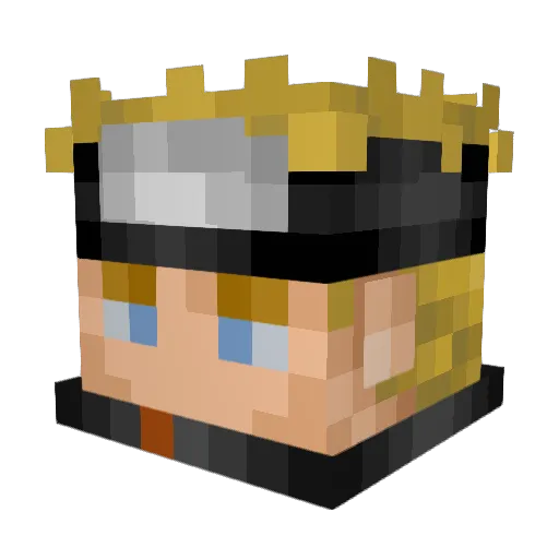NiFtYKickZ Minecraft avatar head, 3D render