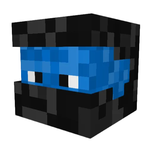 NiKioLoS Minecraft avatar head, 3D render
