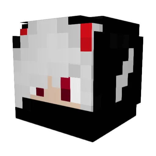 NiKo_Op Minecraft avatar head, 3D render