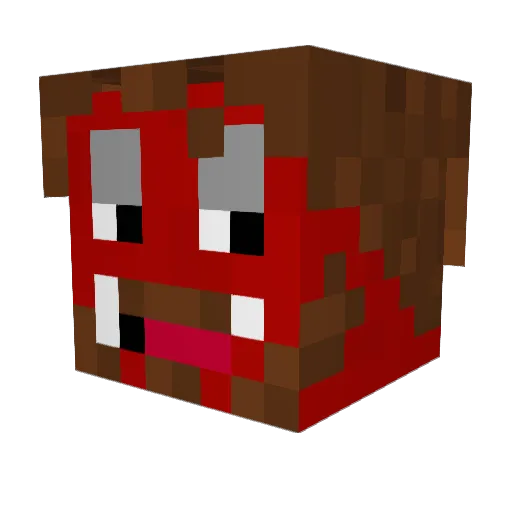 NiLs_5107 Minecraft avatar head, 3D render