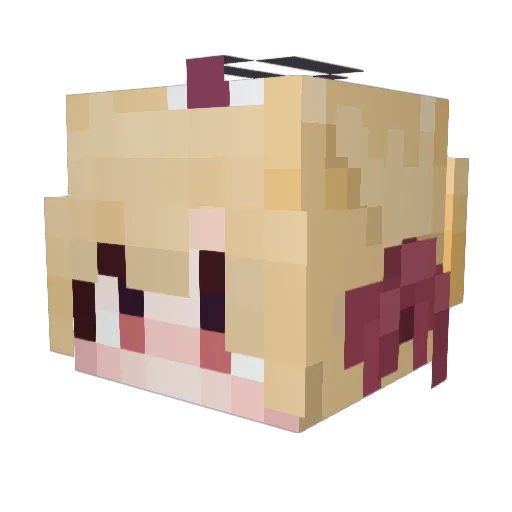 NiRis_Nox Minecraft avatar head, 3D render