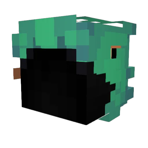 NiSoM_ Minecraft avatar head, 3D render