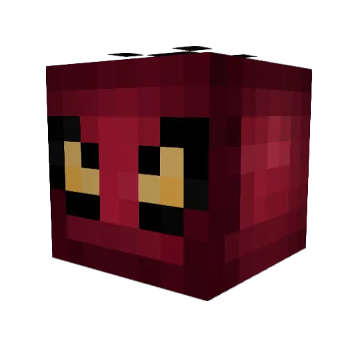 NiTr0_at Minecraft avatar head, 3D render