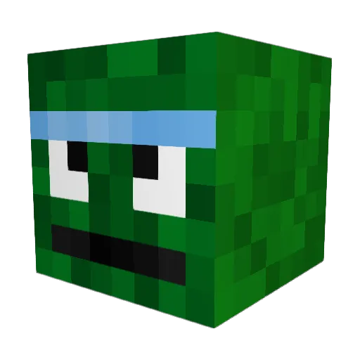 Niala8 Minecraft avatar head, 3D render