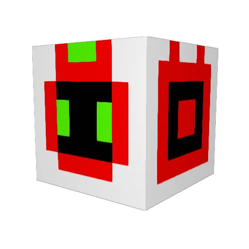 NiamPlayz Minecraft avatar head, 3D render