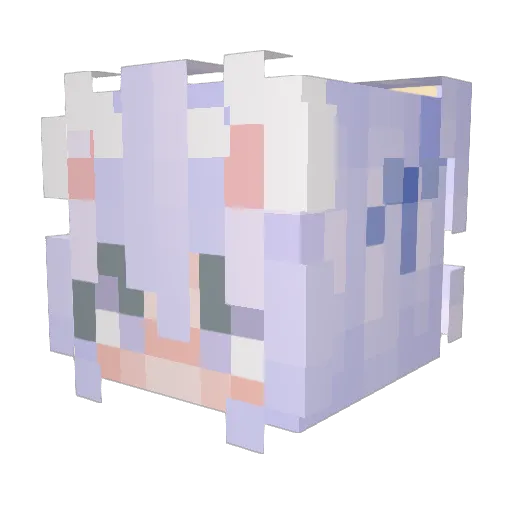 NianRuMiaow Minecraft avatar head, 3D render