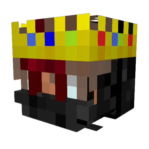 Niavee Minecraft avatar head, 3D render