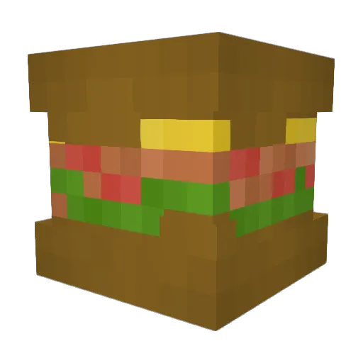 NibblePoker Minecraft avatar head, 3D render