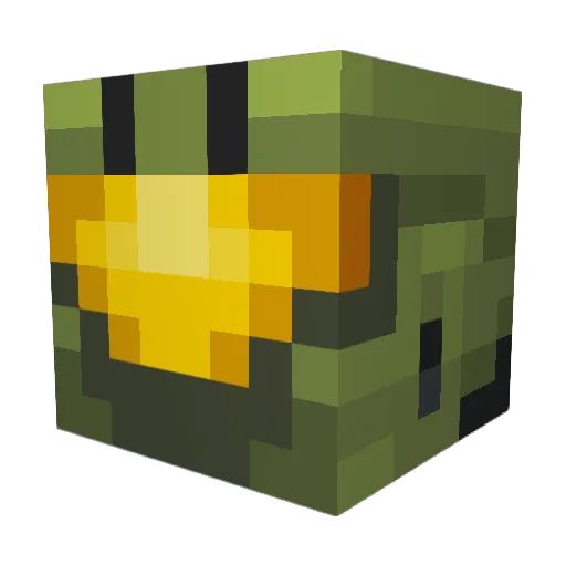 Nibblez7 Minecraft avatar head, 3D render