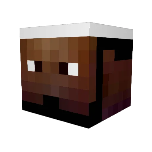 NicDeez123 Minecraft avatar head, 3D render
