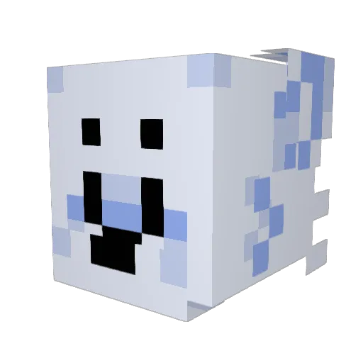 NicEqualsNull Minecraft avatar head, 3D render