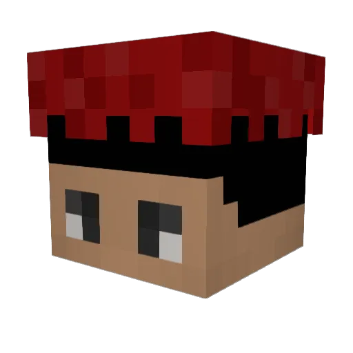NicKing20120 Minecraft avatar head, 3D render