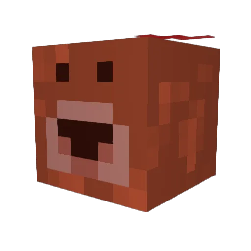 NicSeraphi Minecraft avatar head, 3D render