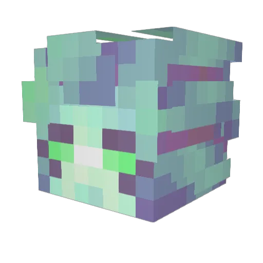NicWarden Minecraft avatar head, 3D render