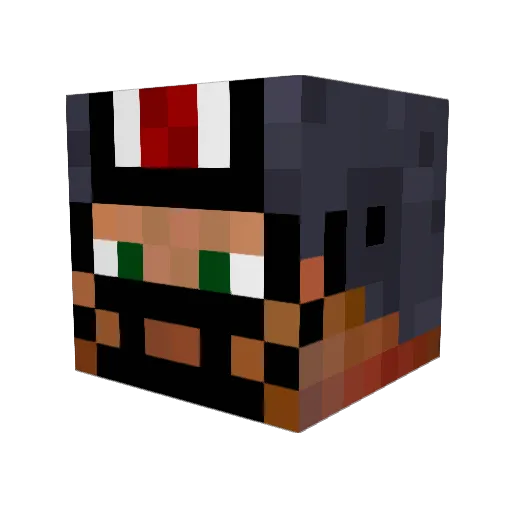 Niccodemus007 Minecraft avatar head, 3D render