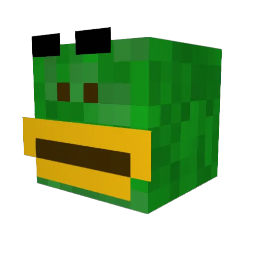 Niccolad Minecraft avatar head, 3D render