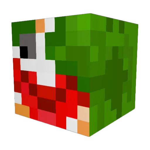 NiceLion1234 Minecraft avatar head, 3D render