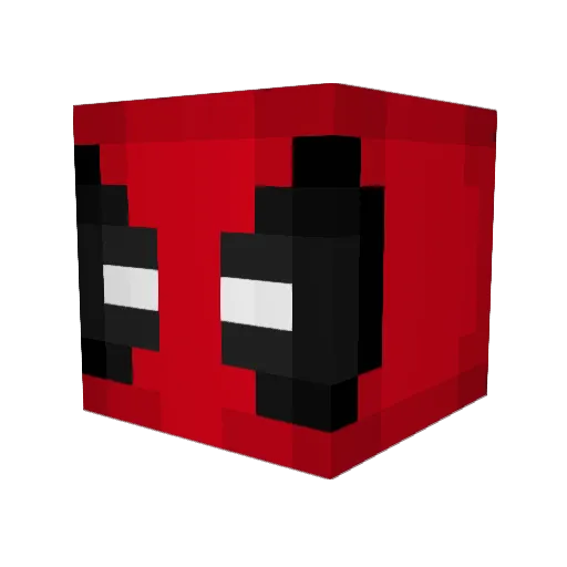 NiceManSC Minecraft avatar head, 3D render