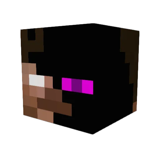 NiceTemper Minecraft avatar head, 3D render