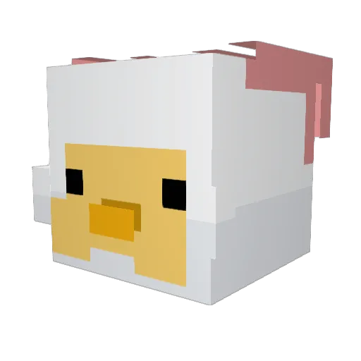 Nice_Dood Minecraft avatar head, 3D render