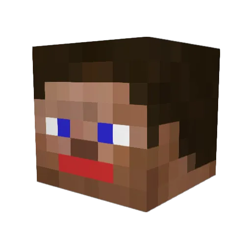 Niceboy19 Minecraft avatar head, 3D render
