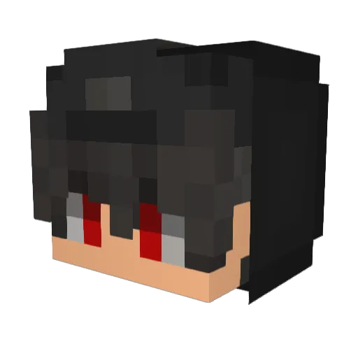 NicerSamy Minecraft avatar head, 3D render