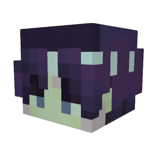 NichePins Minecraft avatar head, 3D render