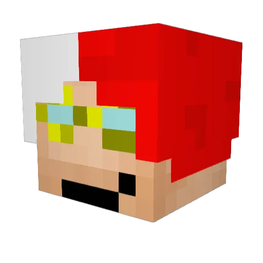 Niche_Quiche Minecraft avatar head, 3D render