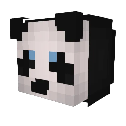 NichoModz Minecraft avatar head, 3D render