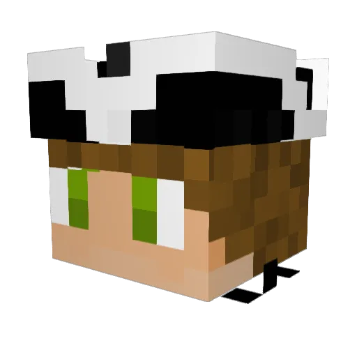 NicholasBoot Minecraft avatar head, 3D render