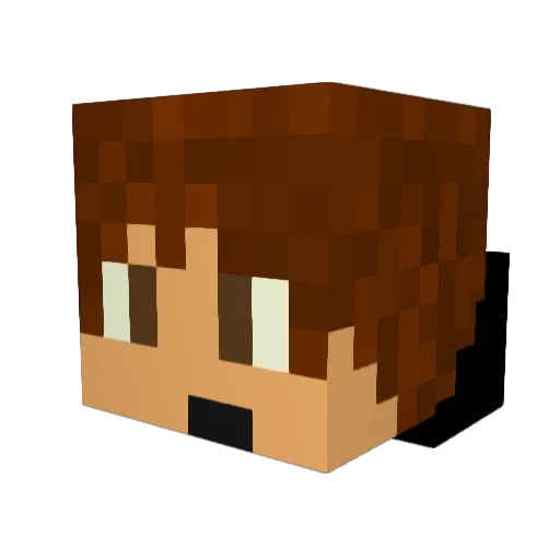 NicholasC1234 Minecraft avatar head, 3D render
