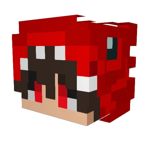 NicholasS Minecraft avatar head, 3D render