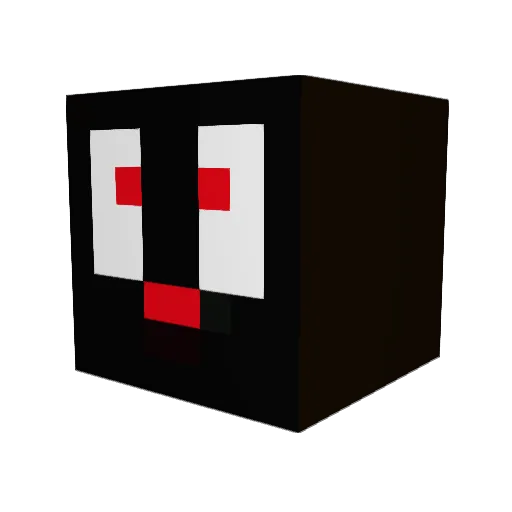 Nicht98 Minecraft avatar head, 3D render