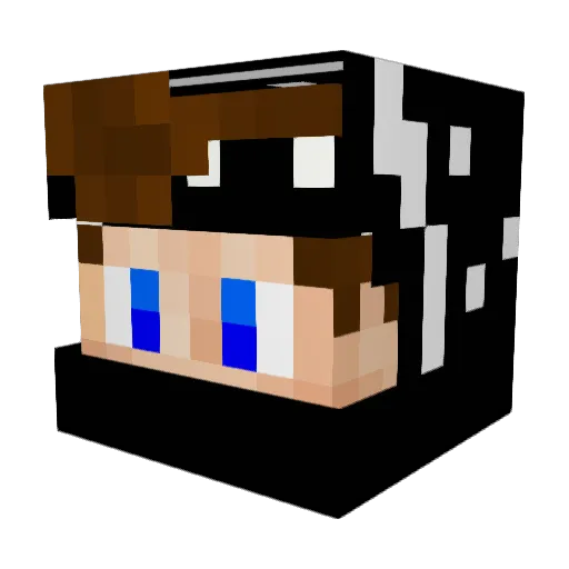 NichtBase Minecraft avatar head, 3D render
