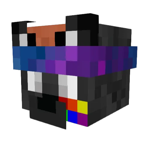 NichtHynku Minecraft avatar head, 3D render