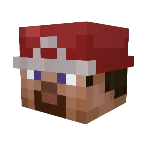 NichtIch00 Minecraft avatar head, 3D render