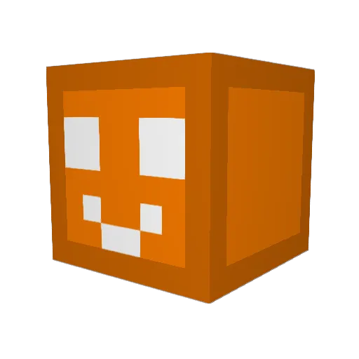 NichtMaggus Minecraft avatar head, 3D render