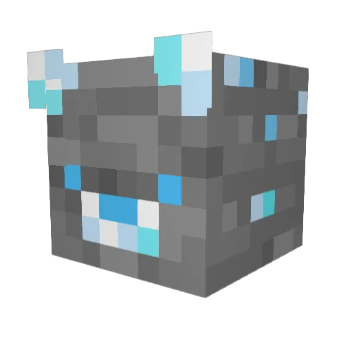 NichtSideBrix Minecraft avatar head, 3D render
