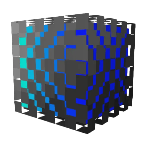 Nick11358 Minecraft avatar head, 3D render