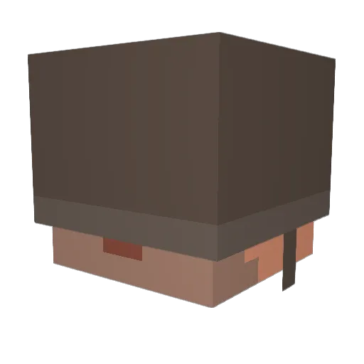 Nick126 Minecraft avatar head, 3D render