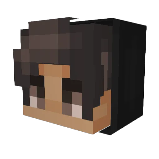 Nick23948 Minecraft avatar head, 3D render