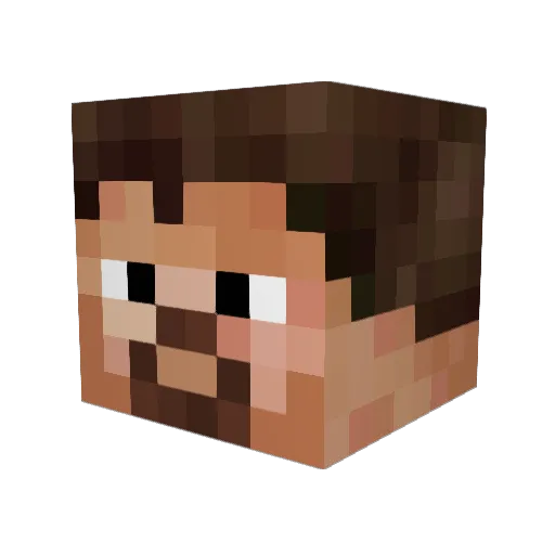 Nick4172 Minecraft avatar head, 3D render