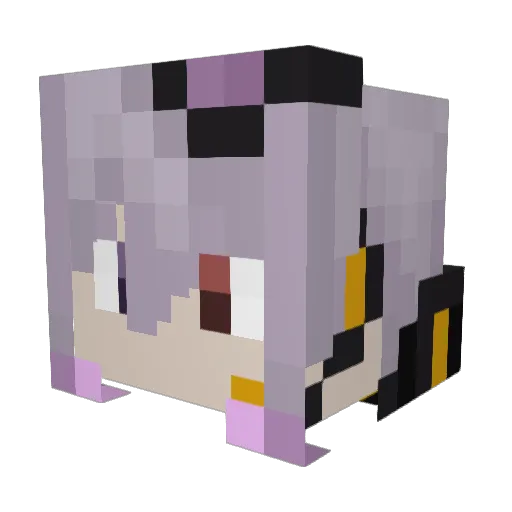 Nick6605 Minecraft avatar head, 3D render