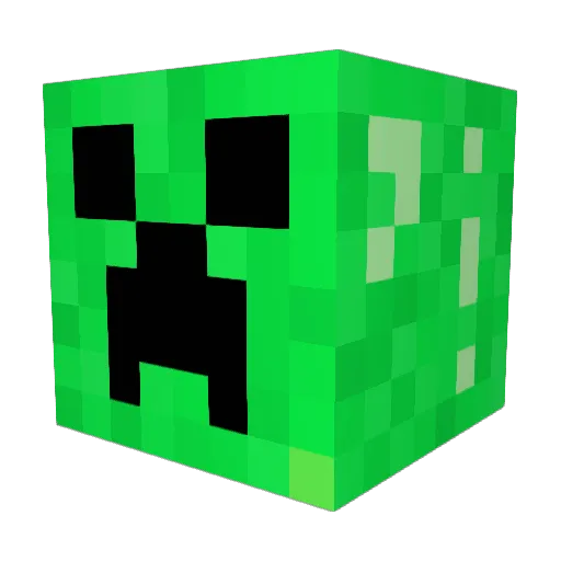 Nick787 Minecraft avatar head, 3D render